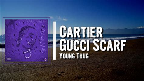 cartier gucci scarf lil peep|cartier gucci scarf young thug.